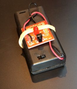 DetectIR configured as Tester with Battery Pack (not included)