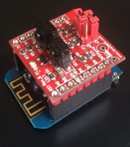 A.IR Shield ESP8266 TRx Wemos D1 Mini Portrait
